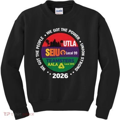 UTLA SEIU AALA Labor Movement Kids Sweatshirt