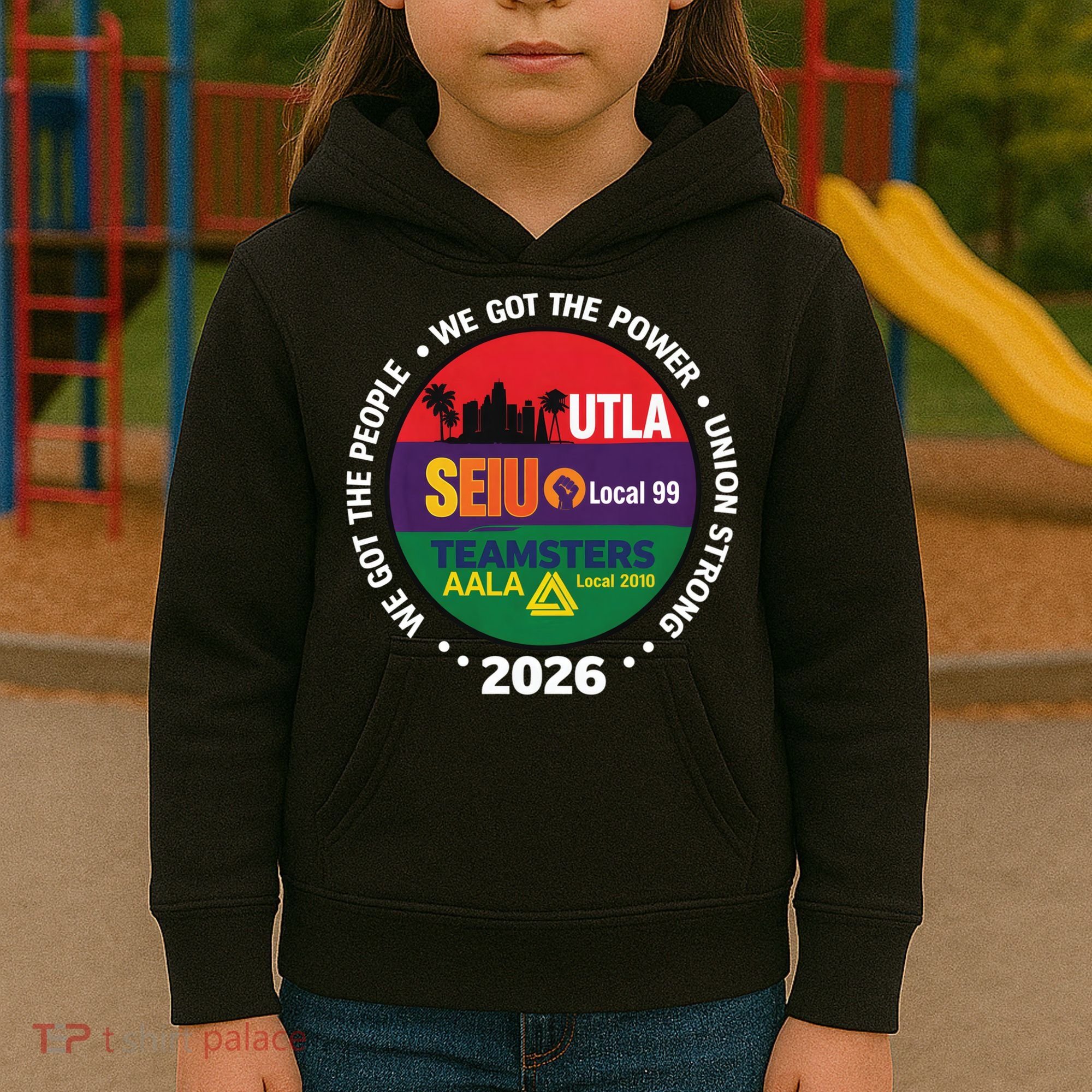 UTLA SEIU AALA Labor Movement Kids Hoodie