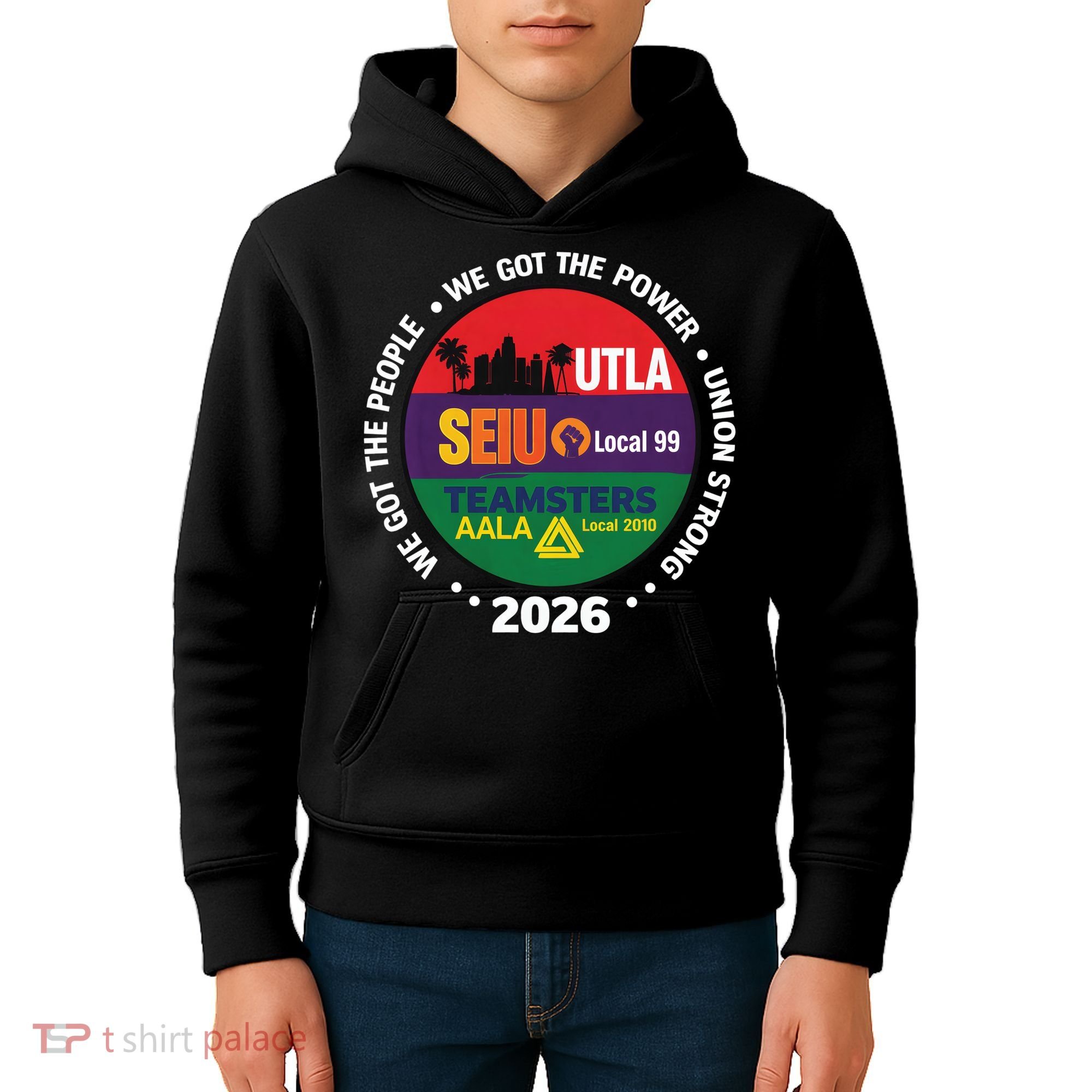 UTLA SEIU AALA Labor Movement Kids Hoodie