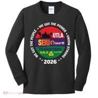 UTLA SEIU AALA Labor Movement Kids Long Sleeve Shirt thumb 0