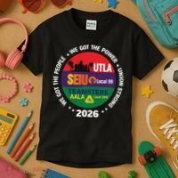 UTLA SEIU AALA Labor Movement Kids T-Shirt thumb 3