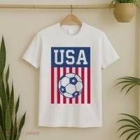 Usa Soccer American Soccer Fan T-Shirt thumb 2
