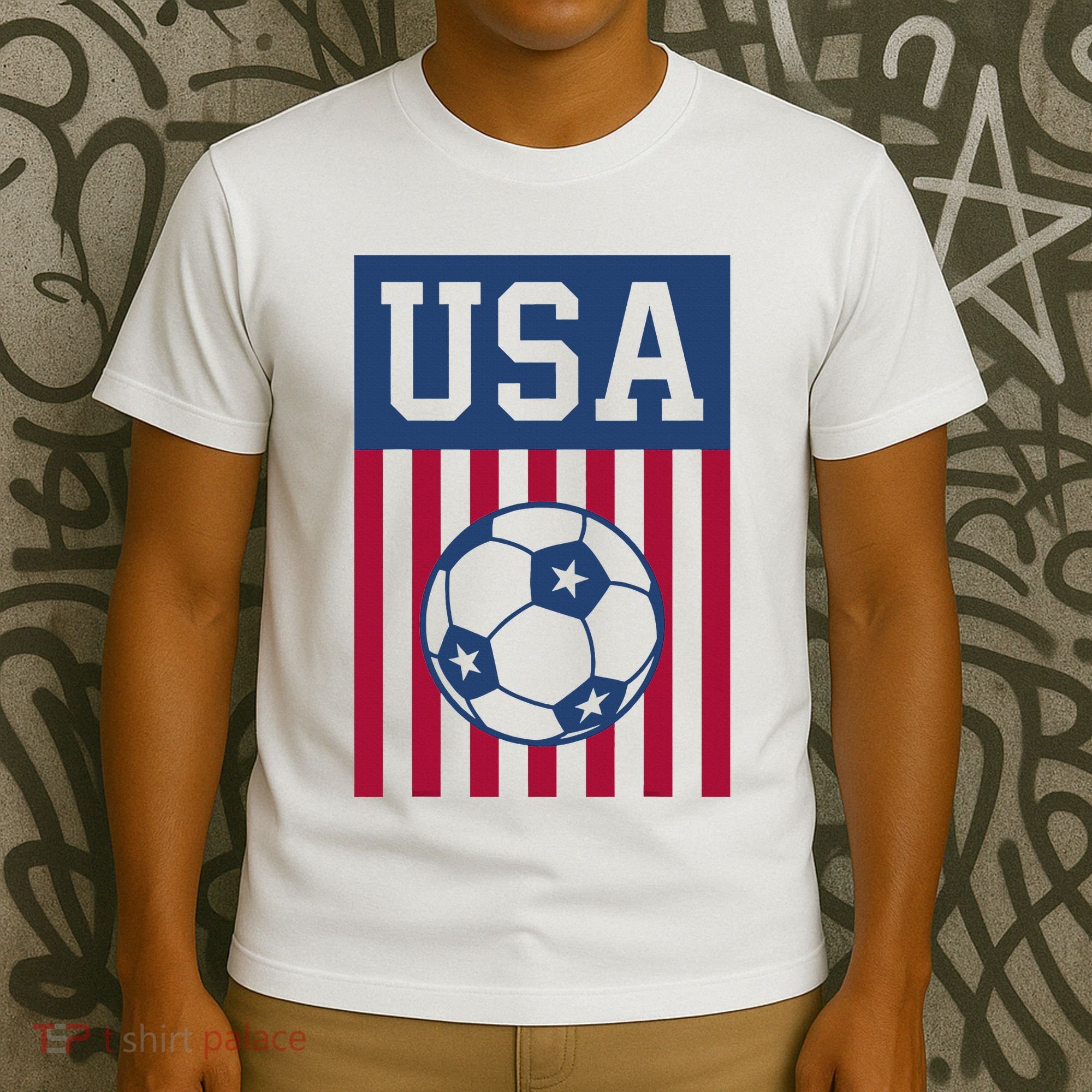 Usa Soccer American Soccer Fan T-Shirt