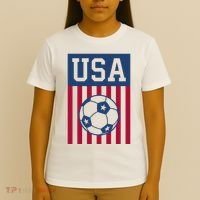 Usa Soccer American Soccer Fan T-Shirt thumb 4