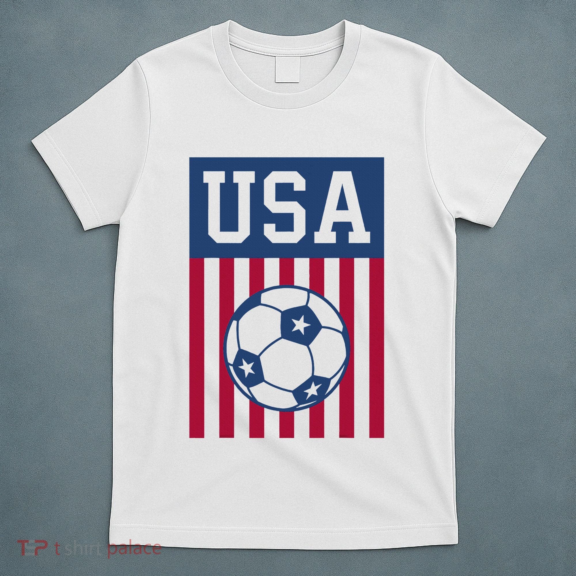 Usa Soccer American Soccer Fan T-Shirt