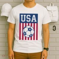 Usa Soccer American Soccer Fan T-Shirt thumb 6