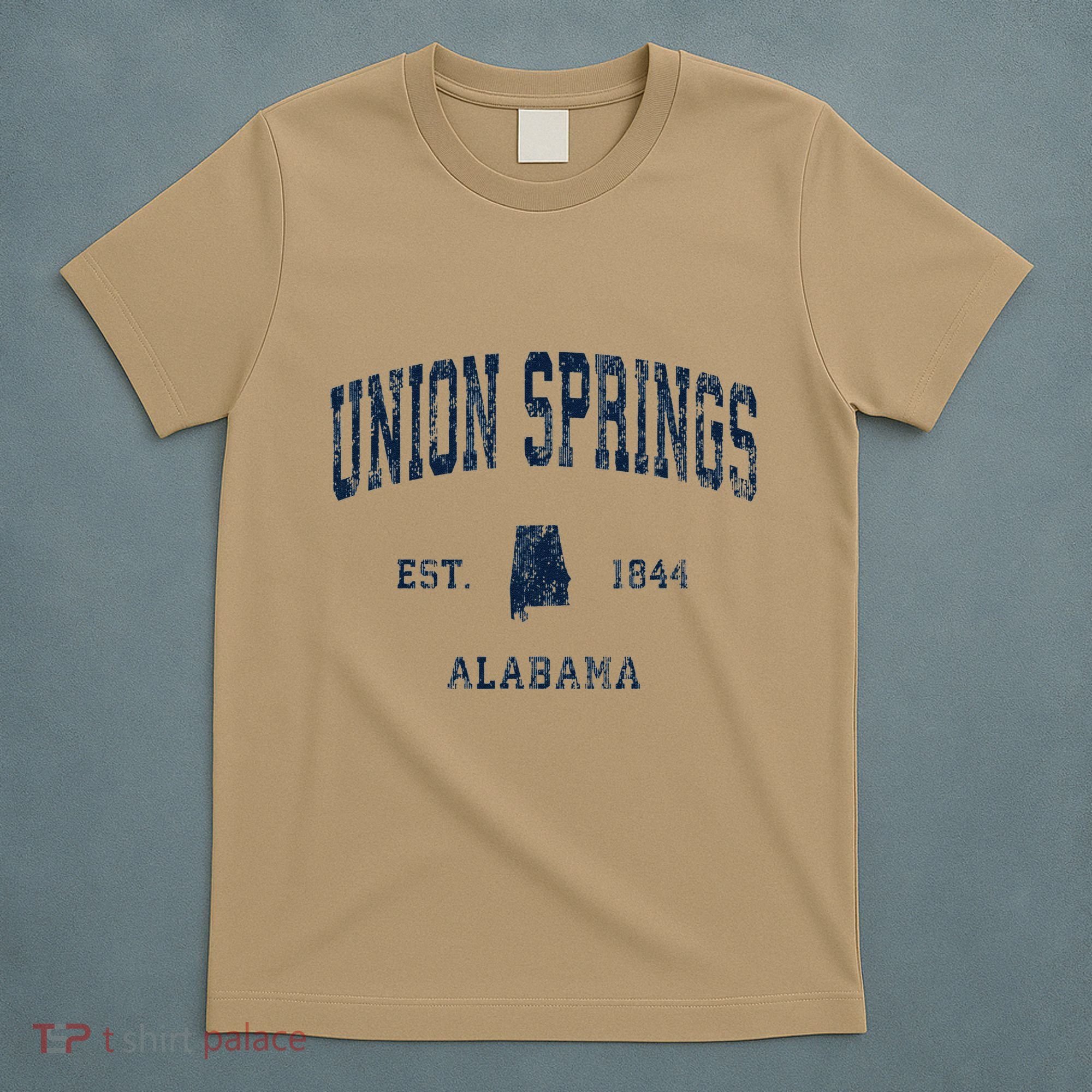 Union Springs Alabama Al Vintage Athletic Sports T-Shirt