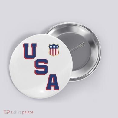 USA Soccer American Team Jersey Button