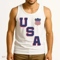 USA Soccer American Team Jersey Tank Top thumb 3