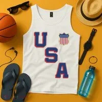 USA Soccer American Team Jersey Tank Top thumb 4