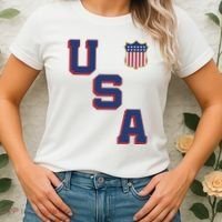 USA Soccer American Team Jersey Women's T-Shirt thumb 2