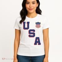 USA Soccer American Team Jersey Women's T-Shirt thumb 4