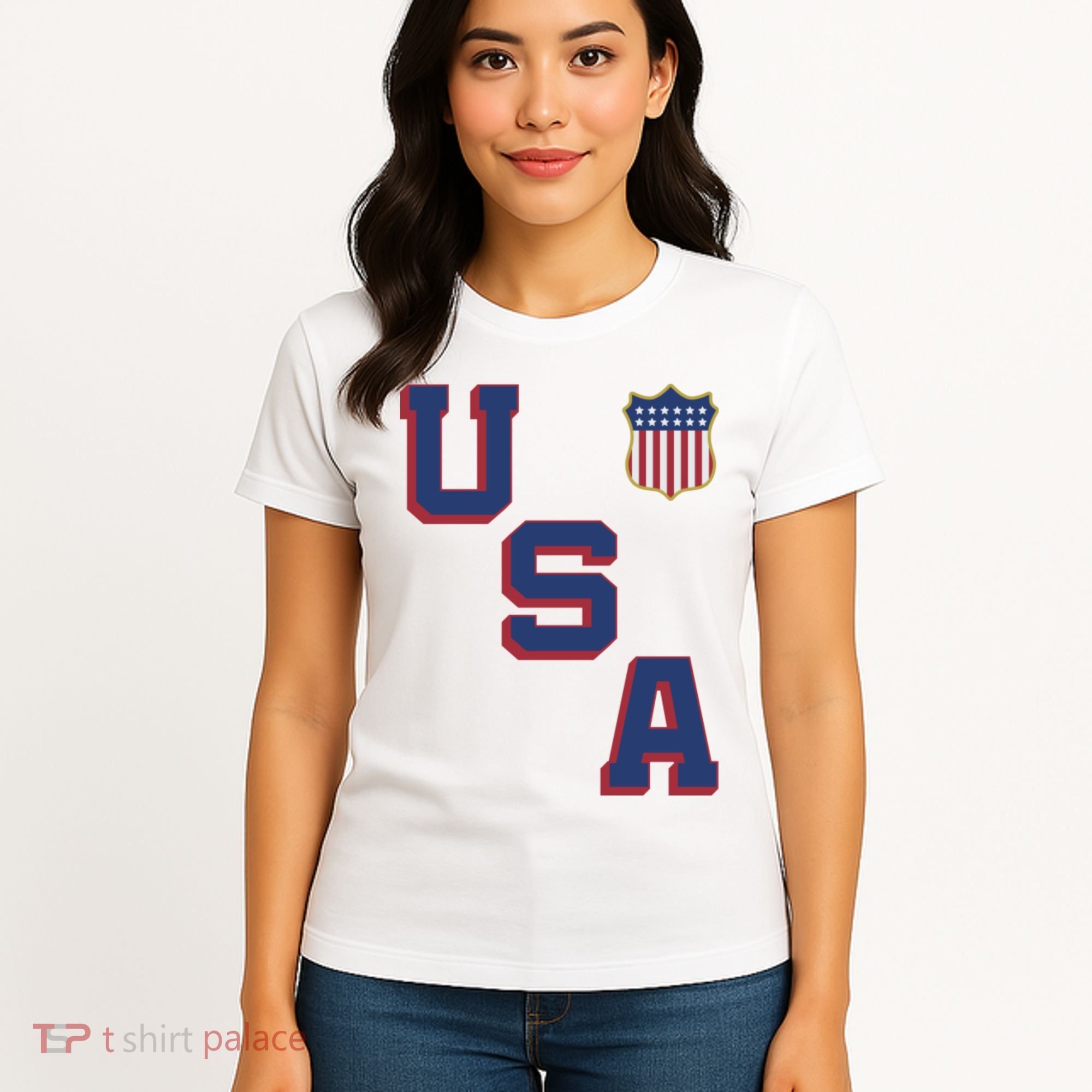 USA Soccer American Team Jersey Women's T-Shirt