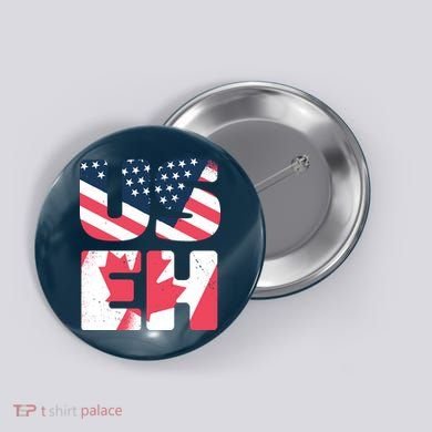 United States And Canada Saying Button
