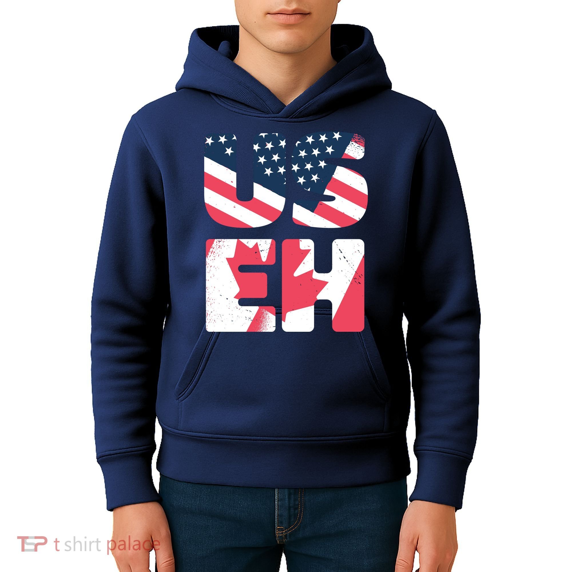 United States And Canada Saying Kids Hoodie