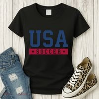 Usa Soccer American Soccer Fan Women's T-Shirt thumb 3