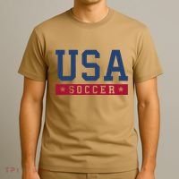Usa Soccer American Soccer Fan T-Shirt thumb 3