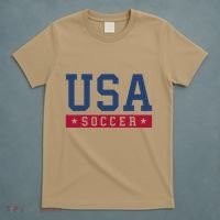 Usa Soccer American Soccer Fan T-Shirt thumb 5