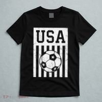 USA Soccer American Flag Soccer Fan T-Shirt thumb 5