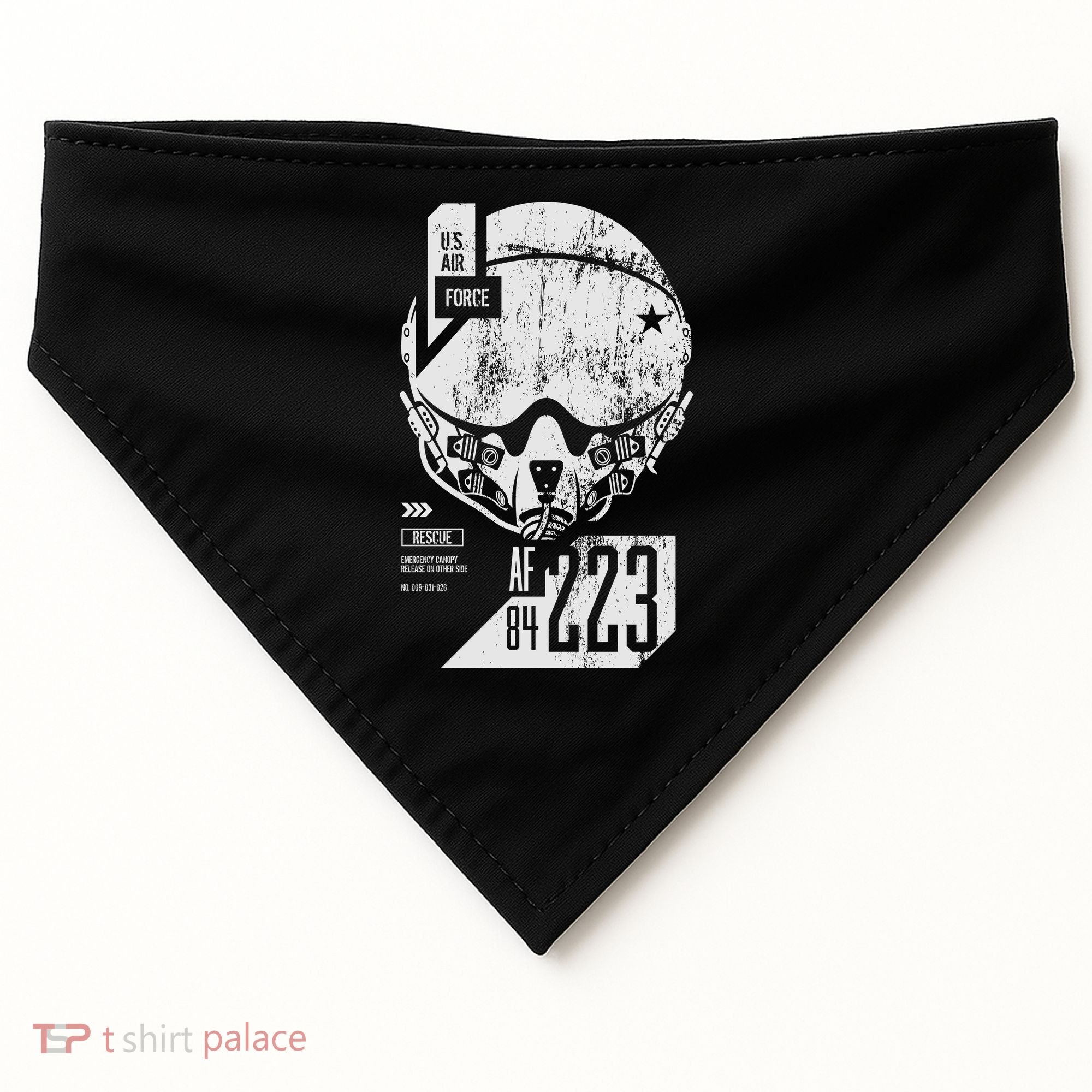 USAF Superior Pilot Helmet  USA-Made Doggie Bandana
