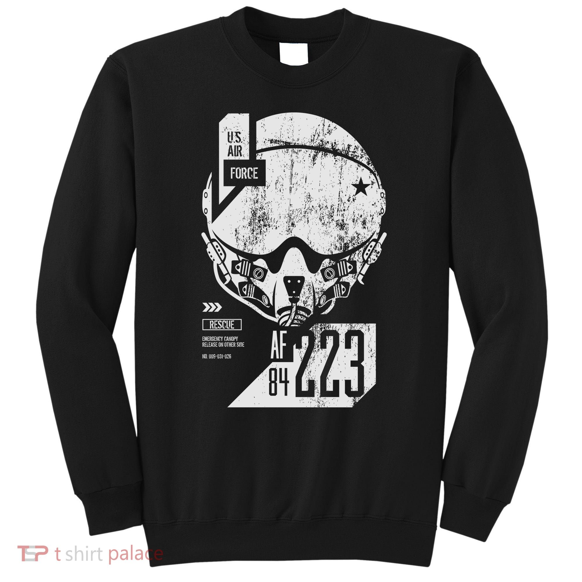 USAF Superior Pilot Helmet  Sweatshirt