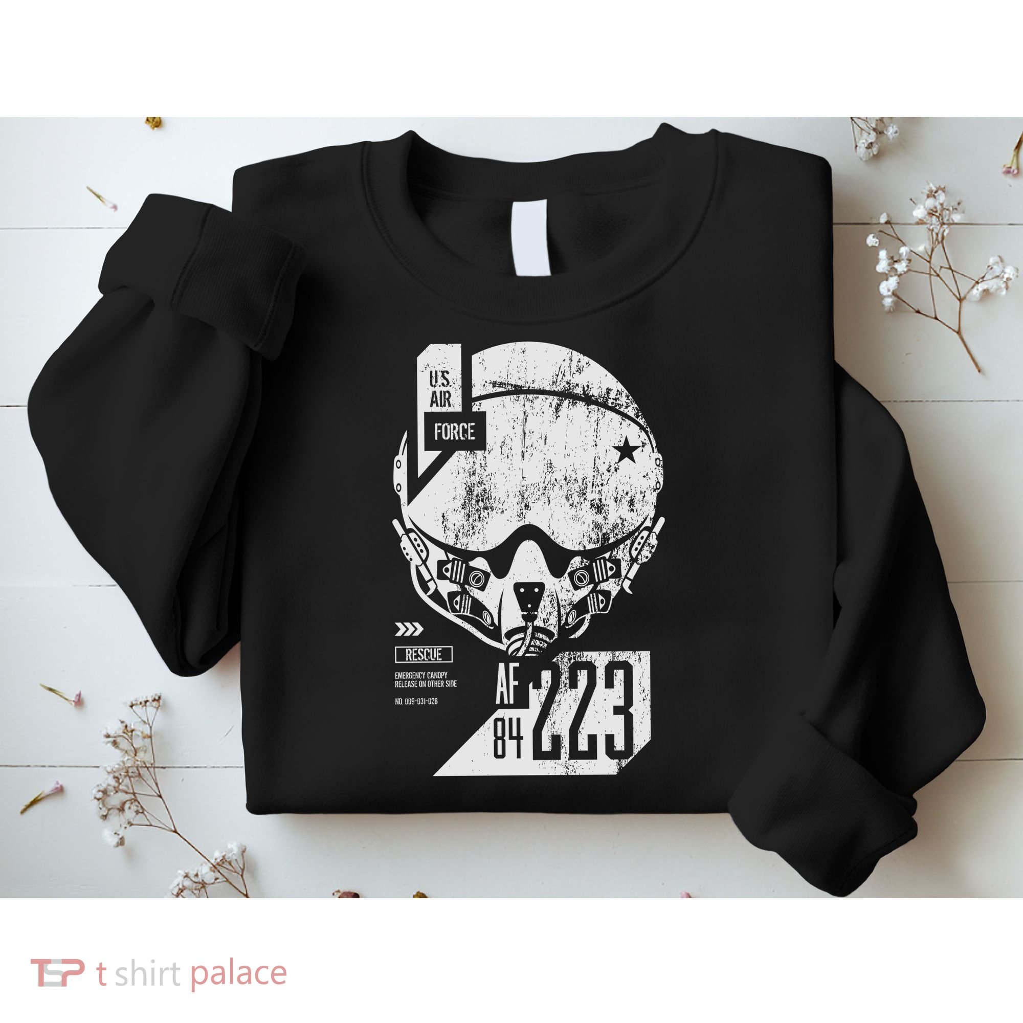 USAF Superior Pilot Helmet  Sweatshirt