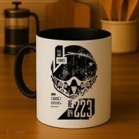 USAF Superior Pilot Helmet  Coffee Mug thumb 4
