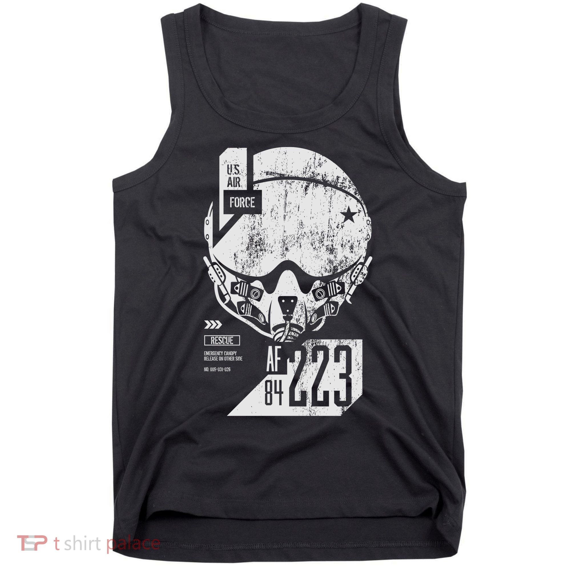 USAF Superior Pilot Helmet  Tank Top