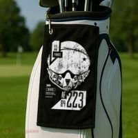 USAF Superior Pilot Helmet  Golf Towel thumb 2