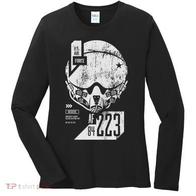 USAF Superior Pilot Helmet  Women's Long Sleeve Shirt