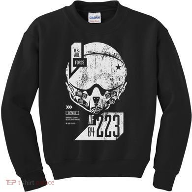 USAF Superior Pilot Helmet  Kids Sweatshirt