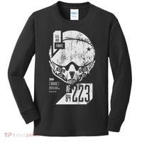 USAF Superior Pilot Helmet  Kids Long Sleeve Shirt thumb 0