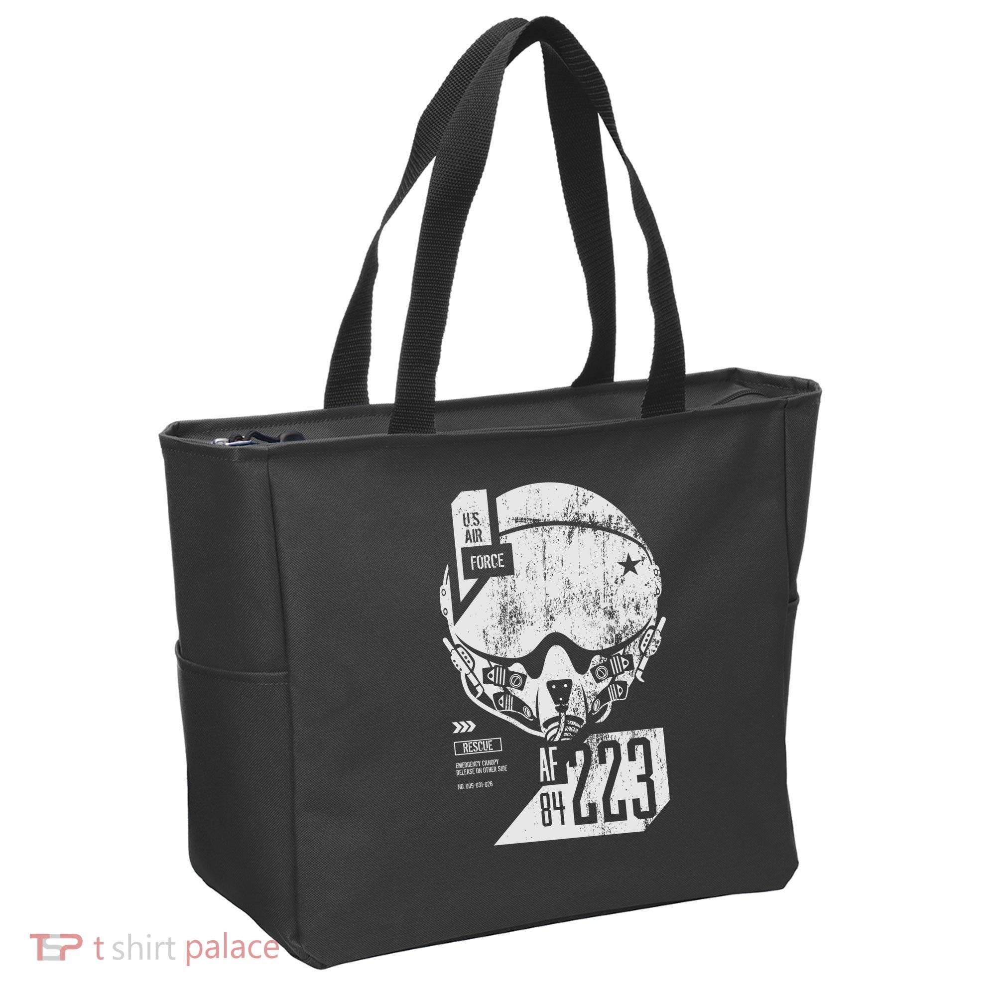 USAF Superior Pilot Helmet  Tote Bag