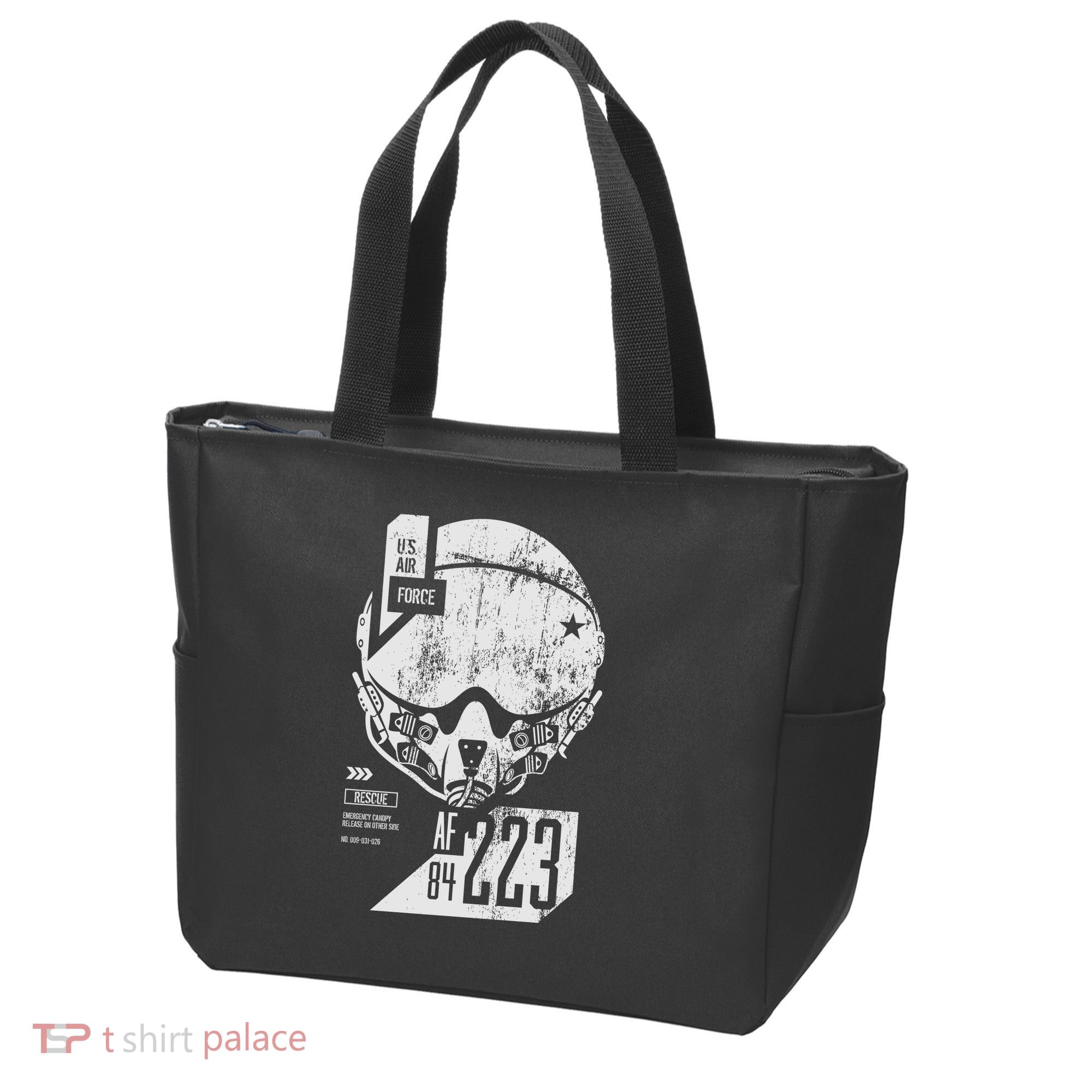 USAF Superior Pilot Helmet  Tote Bag