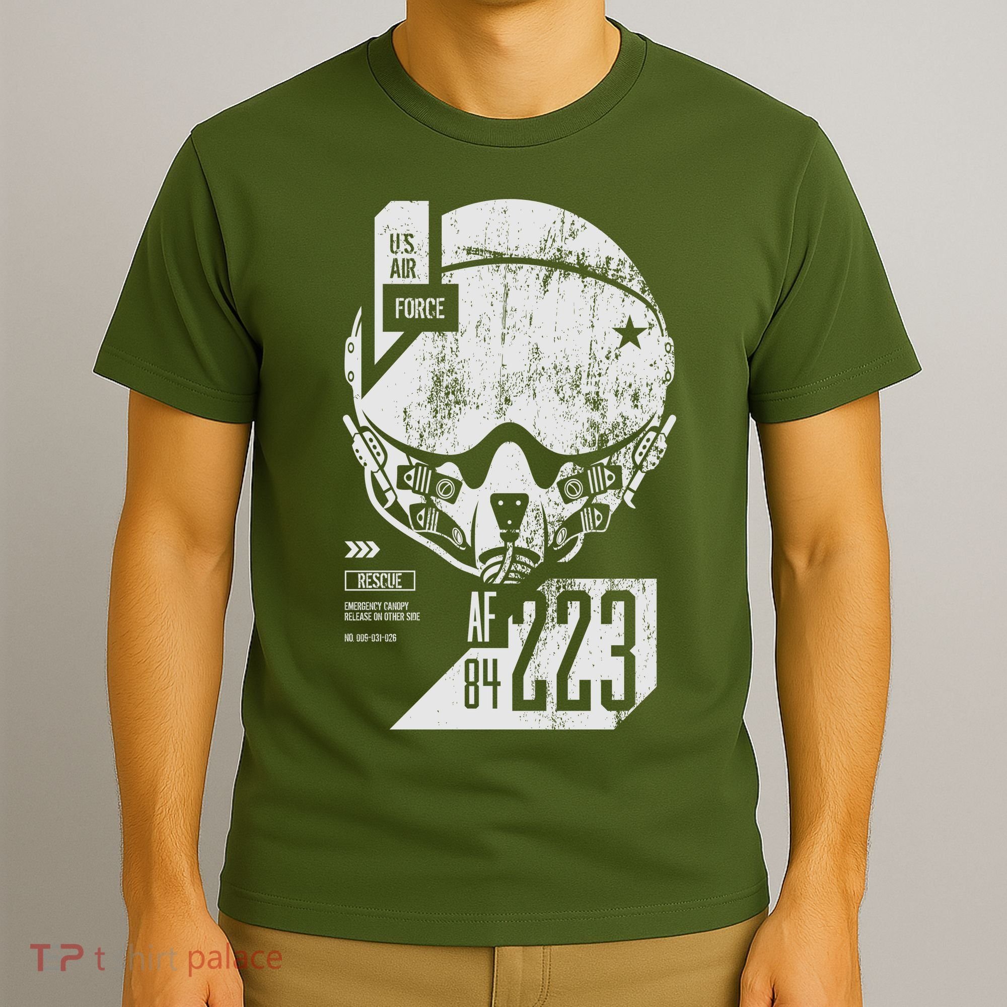 USAF Superior Pilot Helmet  T-Shirt