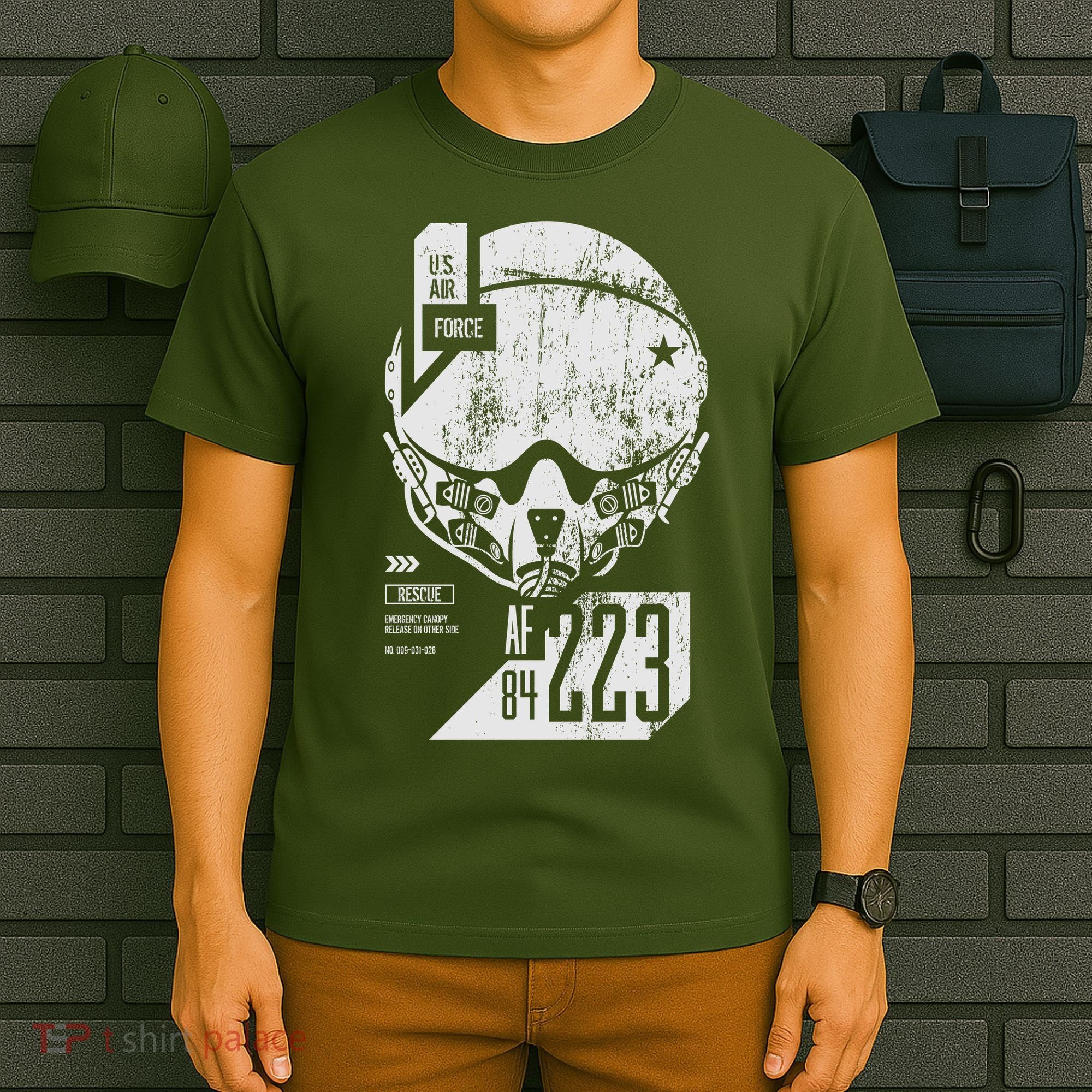 USAF Superior Pilot Helmet  T-Shirt