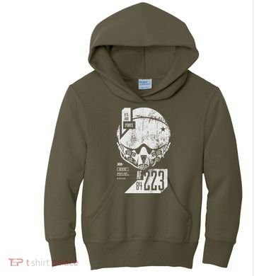 USAF Superior Pilot Helmet  Kids Hoodie