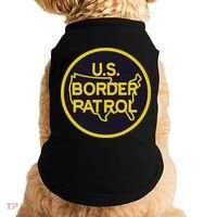 United States Border Patrol Immigration Border Wall Doggie Tank thumb 0