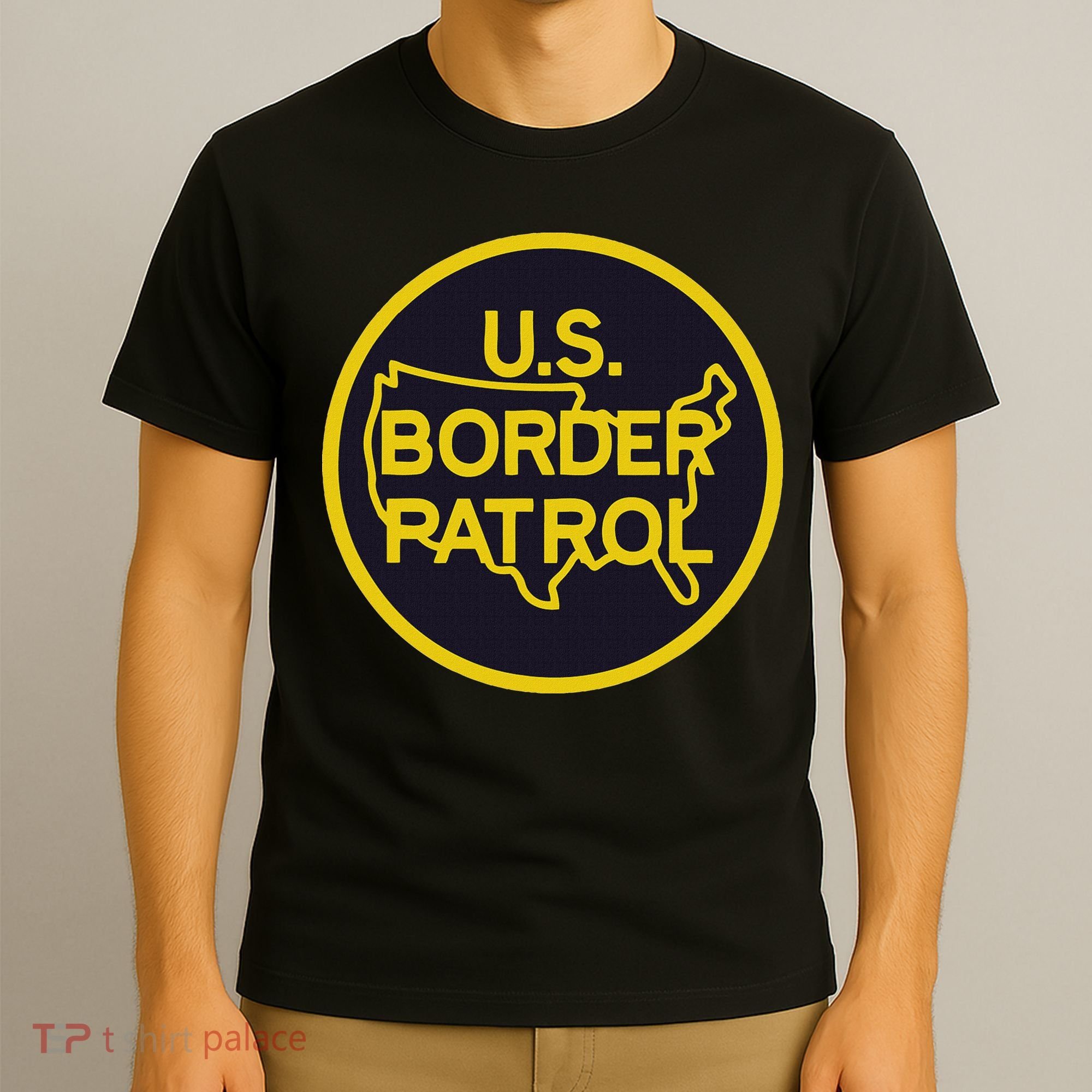 United States Border Patrol Immigration Border Wall T-Shirt