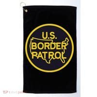 United States Border Patrol Immigration Border Wall Golf Towel thumb 0