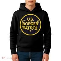 United States Border Patrol Immigration Border Wall Kids Hoodie thumb 4