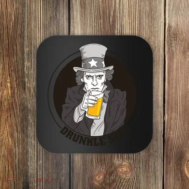 Uncle Sam Beer Coaster