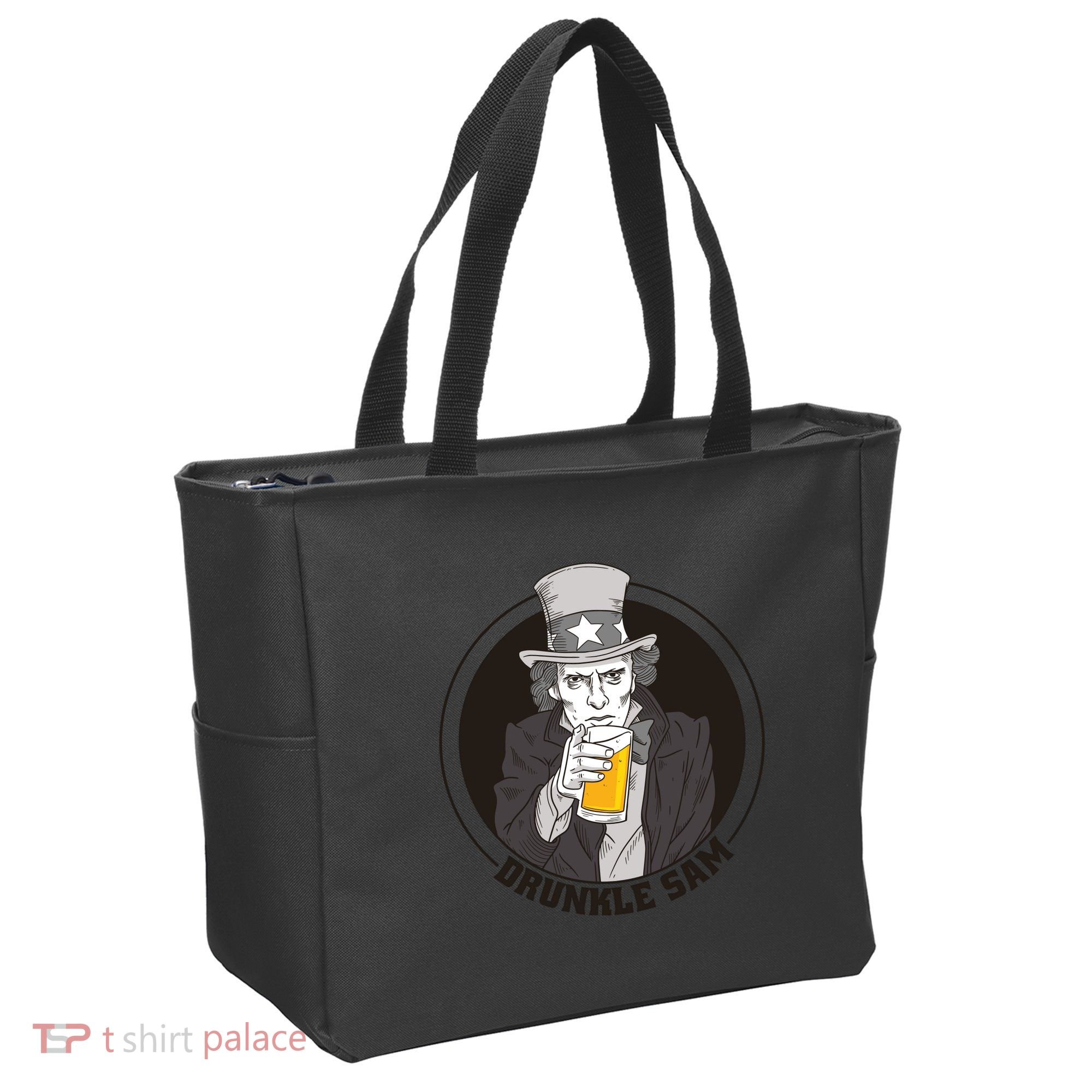 Uncle Sam Beer Tote Bag