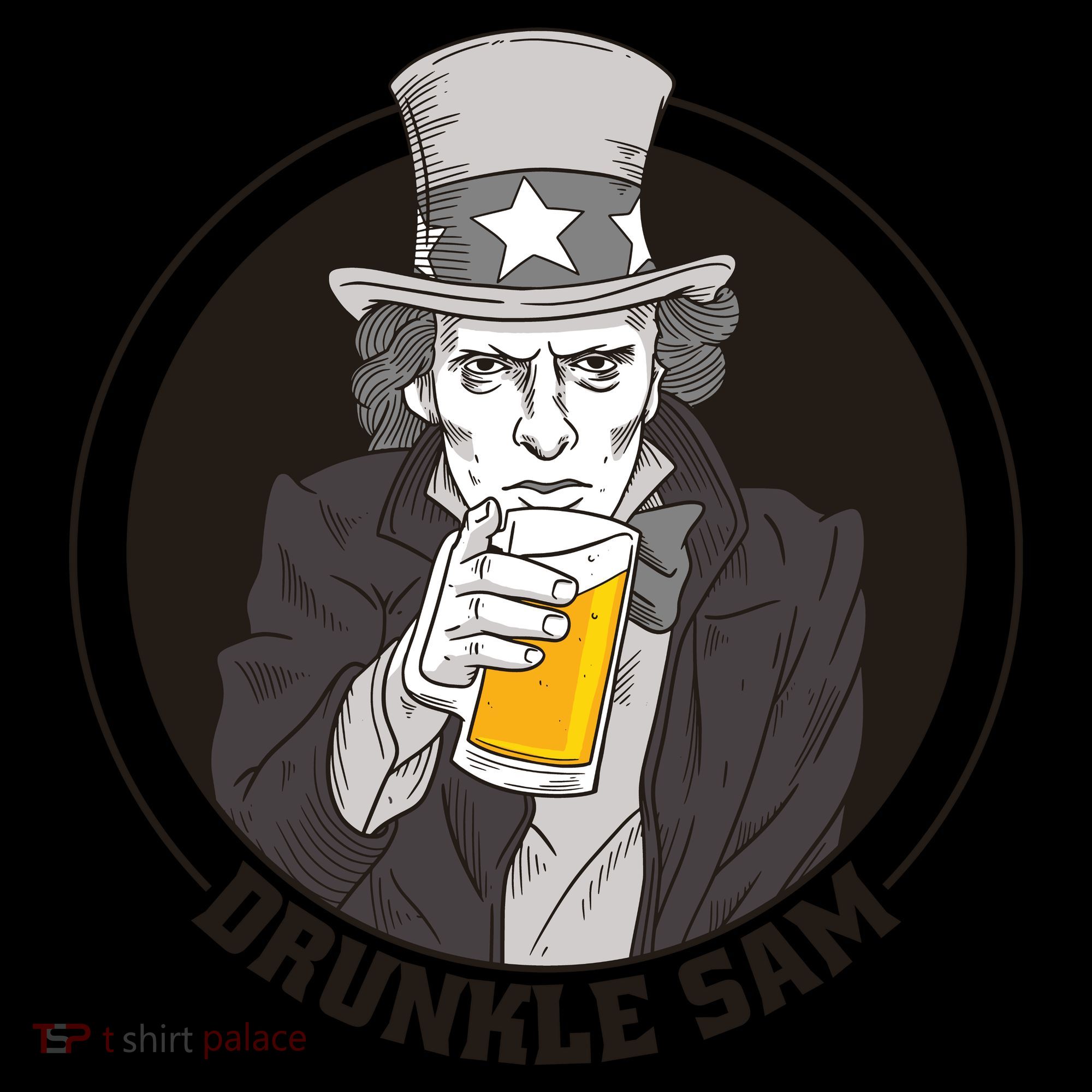 Uncle Sam Beer Tote Bag