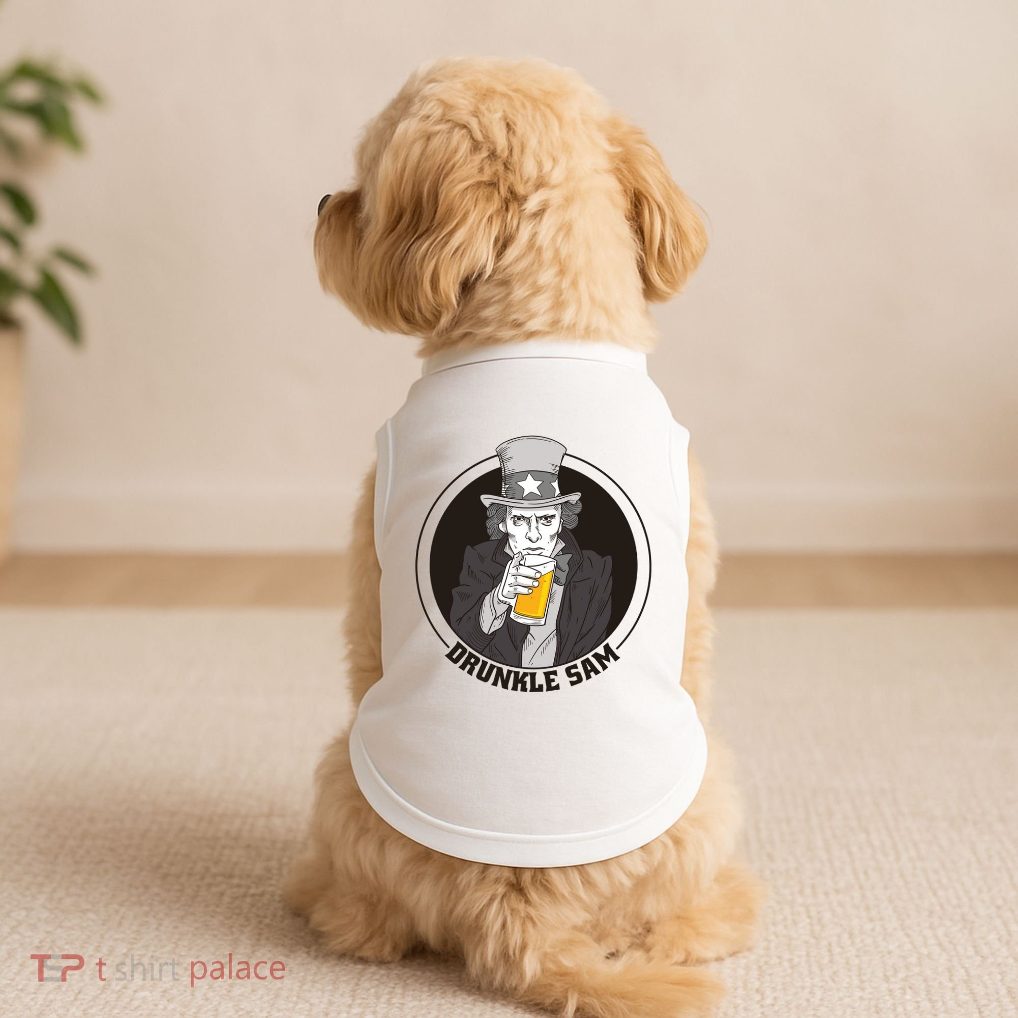 Uncle Sam Beer Doggie Tank