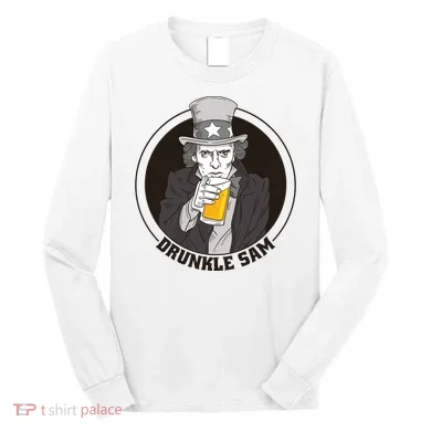 Uncle Sam Beer Long Sleeve Shirt