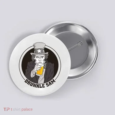 Uncle Sam Beer Button