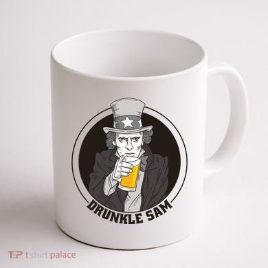 Uncle Sam Beer Coffee Mug back