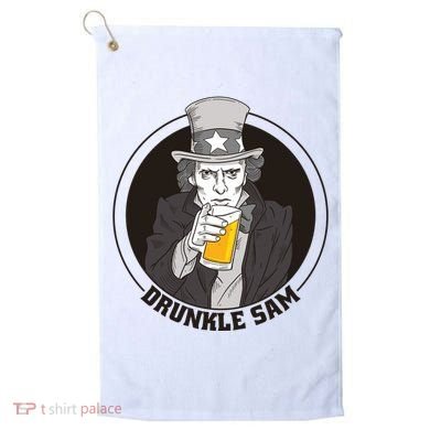 Uncle Sam Beer Golf Towel