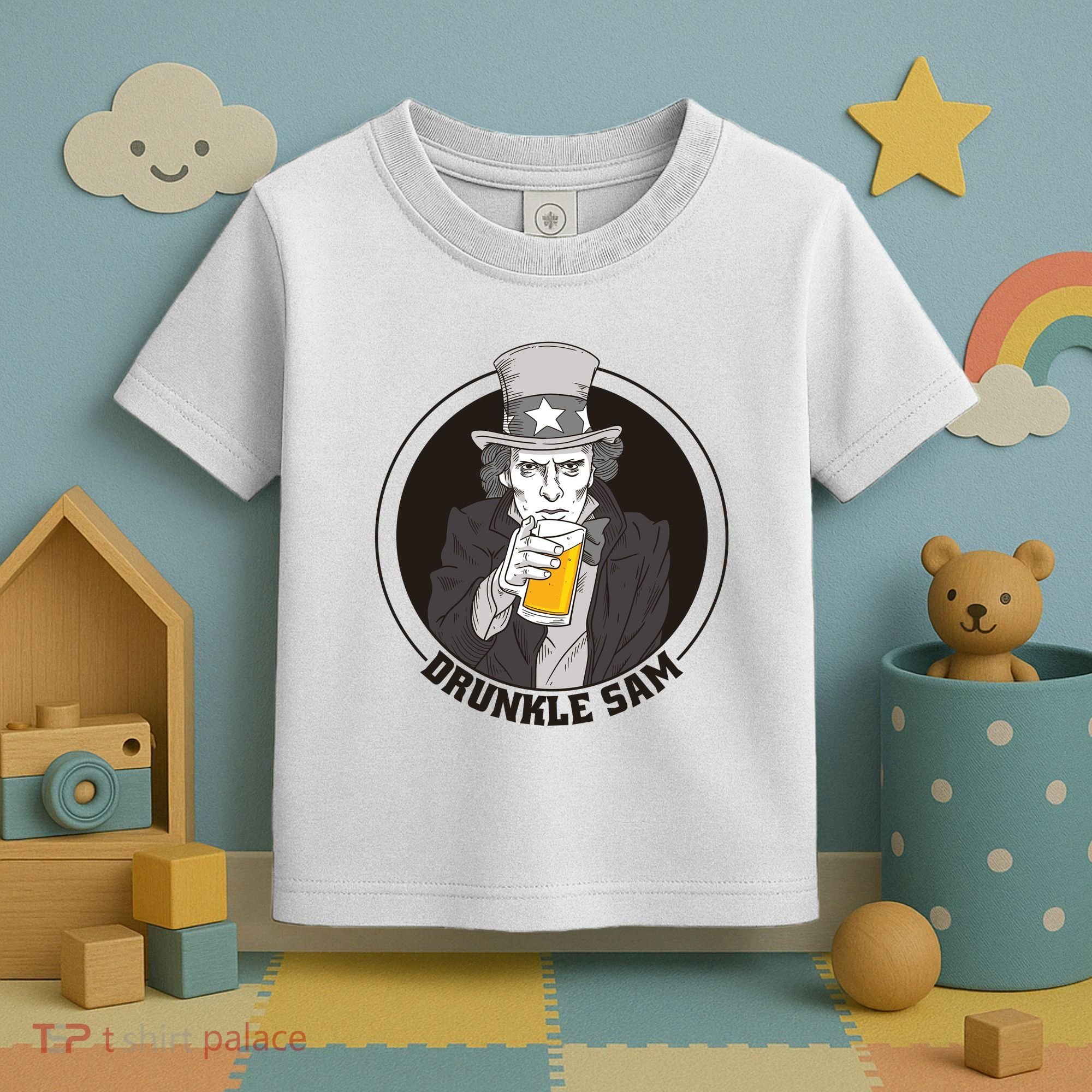 Uncle Sam Beer Toddler T-Shirt